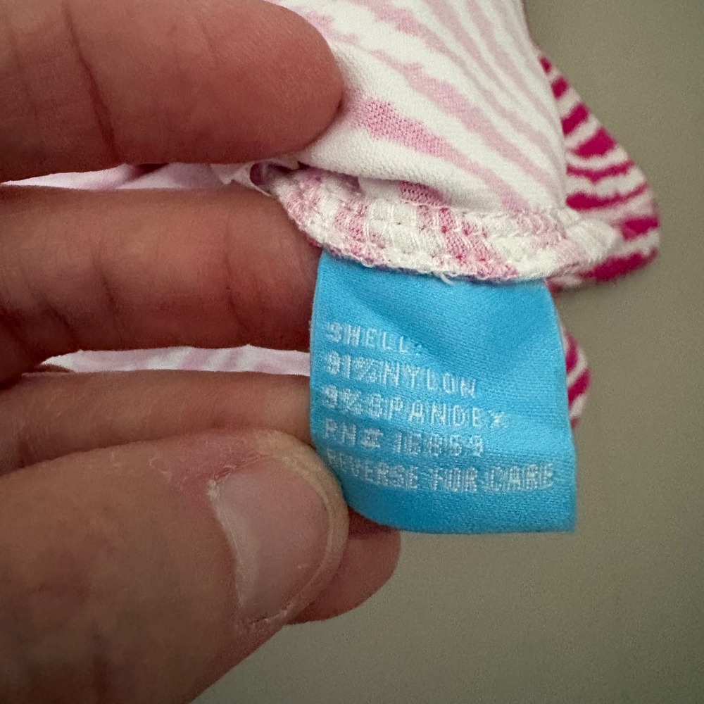 J.McLaughlin Pink White Zebra Wave Print Faux Wrap Side Tie Sheath Dress Small - Picture 8 of 12